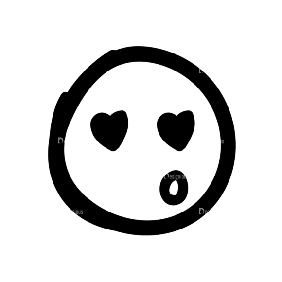 Doodle Emoticons Set 1 Vector Emoji 15 1