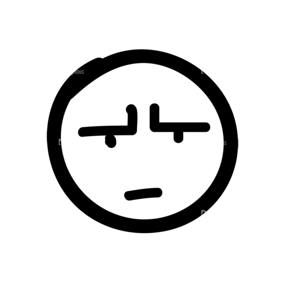 Doodle Emoticons Set 1 Vector Emoji 19 1