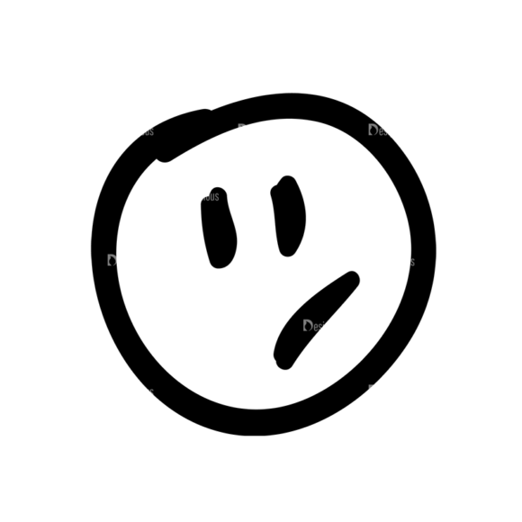 Doodle Emoticons Set 1 Vector Emoji 22 1