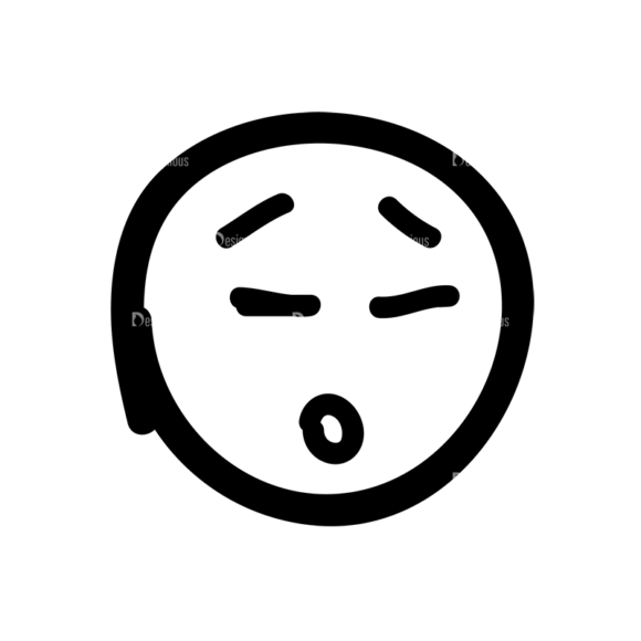 Doodle Emoticons Set 1 Vector Emoji 28 1