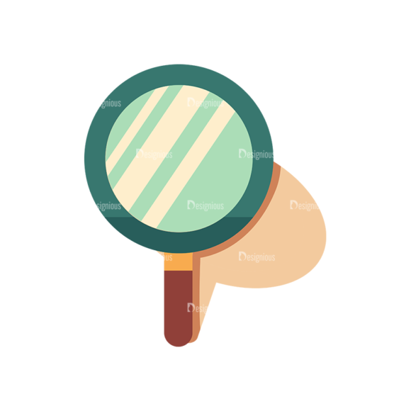 Education Vector Set 2 Vector Magnifying Glass 1