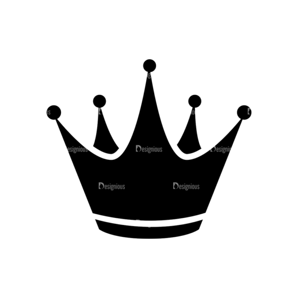Flat Crown Icons Set 2 Vector Crown 04 1