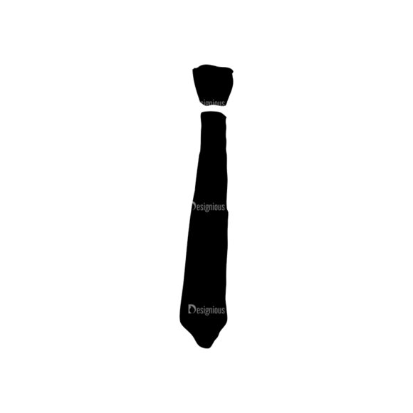 Gentleman Apparel Set 19 Vector Large Neck Tie 1
