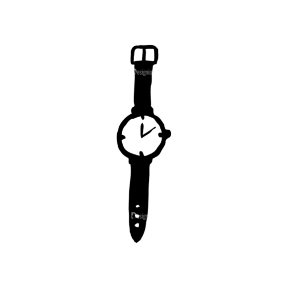 Hipster Apparel And Gadgets Set 10 Vector Watch 1