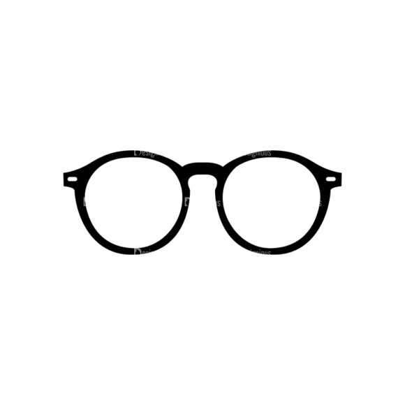 Hipster Vector Set 1 Vector Eyeglass 09 1