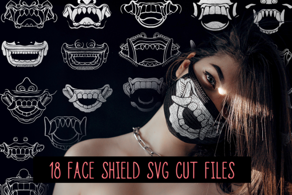 18 Face Masks Vector Pack