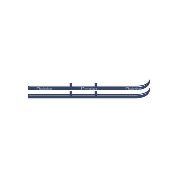 Nordic Skiing Elements Vector Set 3 Vector Logo 02 1