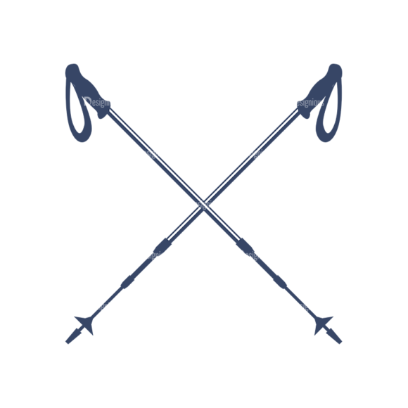 Nordic Skiing Elements Vector Set 3 Vector Logo 06 1