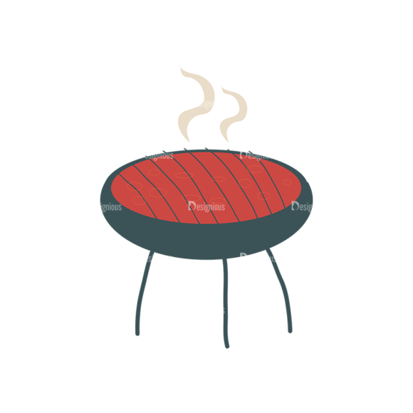 Party Grill Vector Set 1 Vector Grill 1