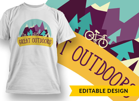 The Great Outdoors T-shirt Design 1