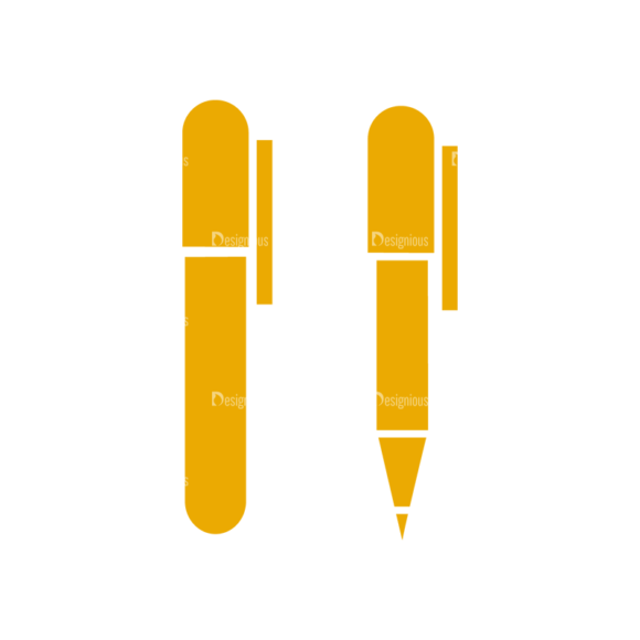 School Infographic Vector Pen 1