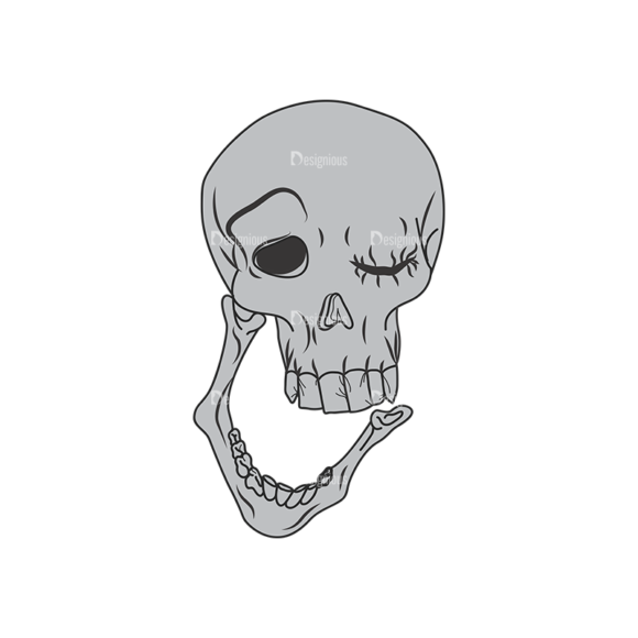 Skull Vector Clipart 1-14 1