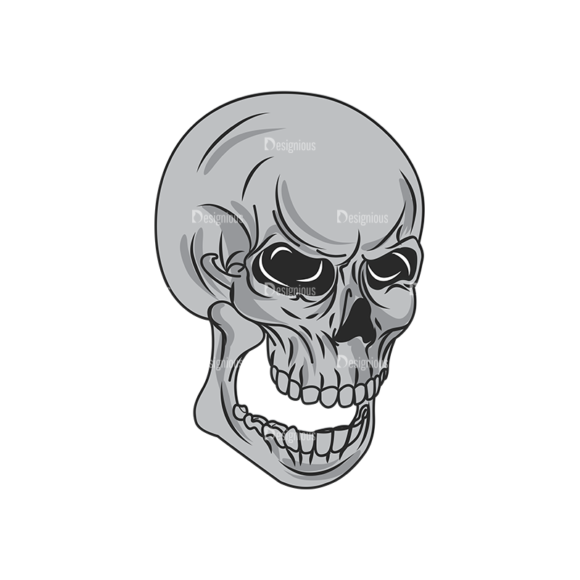 Skull Vector Clipart 1-3 1