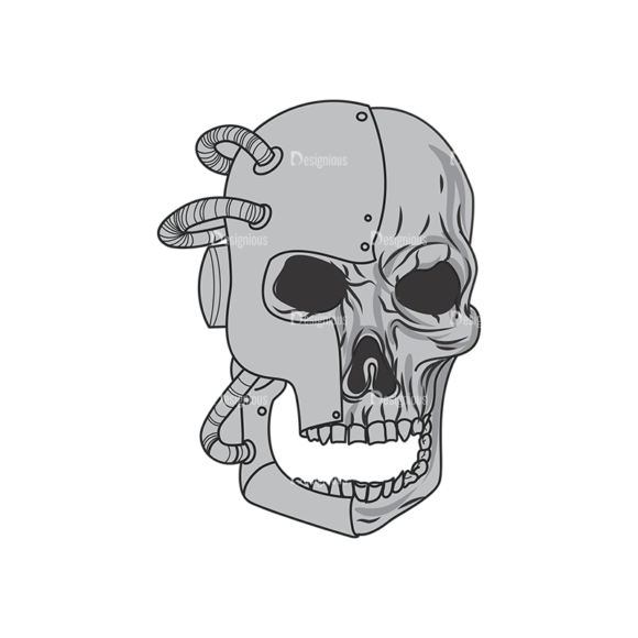 Skull Vector Clipart 1-7 1