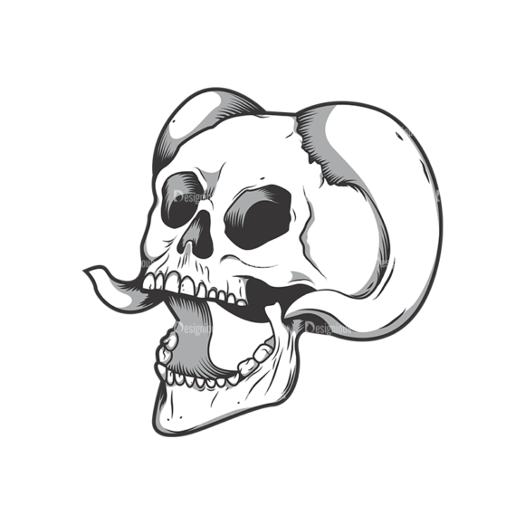 Skull Vector Clipart 10-6 1