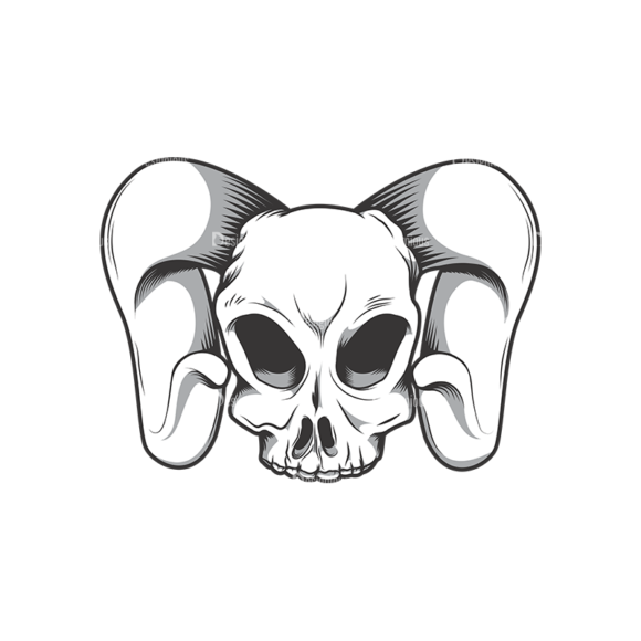 Skull Vector Clipart 10-8 1