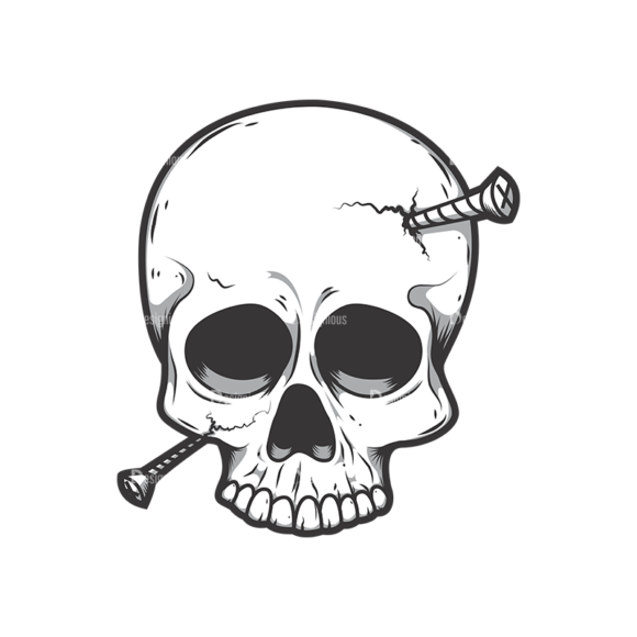Skull Vector Clipart 11-5 1