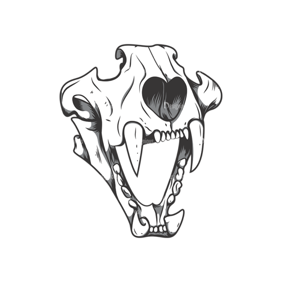 Skull Vector Clipart 12-5 1