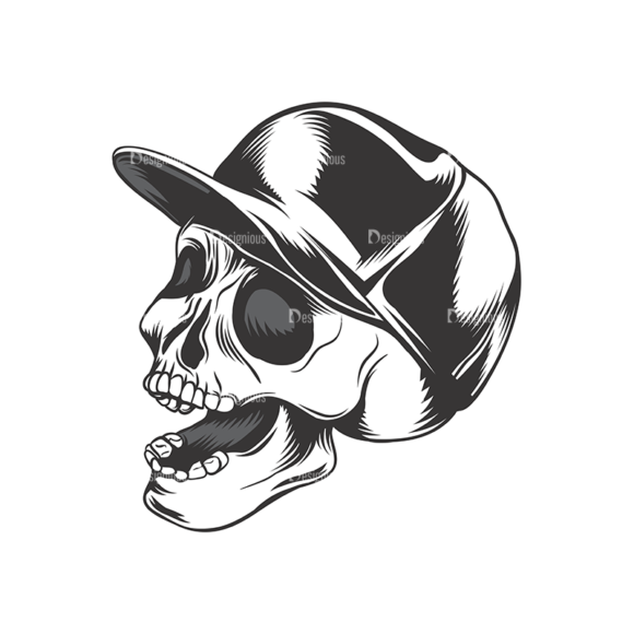 Skull Vector Clipart 16-6 1