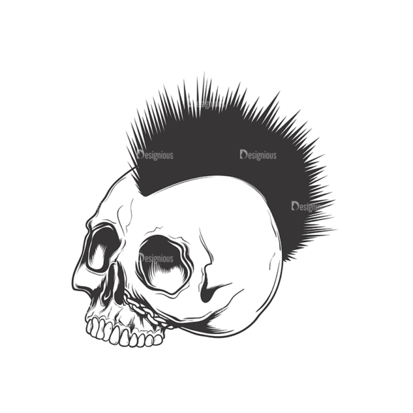 Skull Vector Clipart 17-10 1