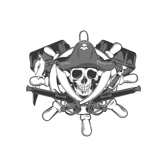 Skull Vector Clipart 17-2 1