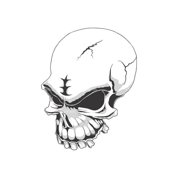 Skull Vector Clipart 18-1 1
