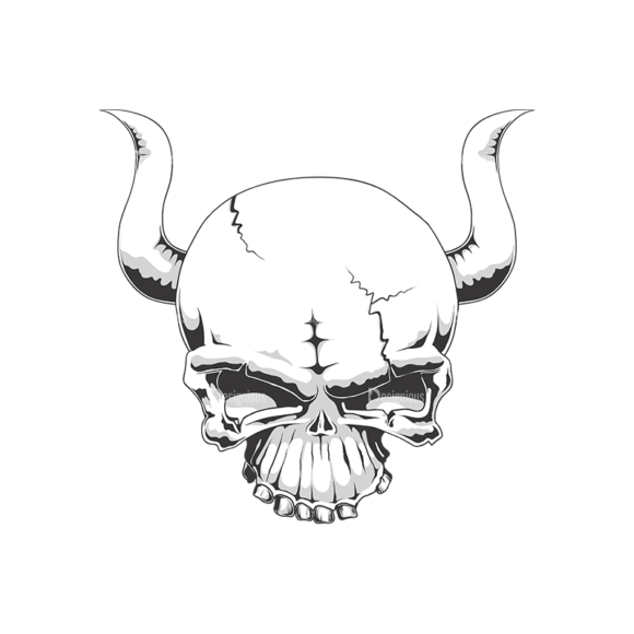 Skull Vector Clipart 18-10 1