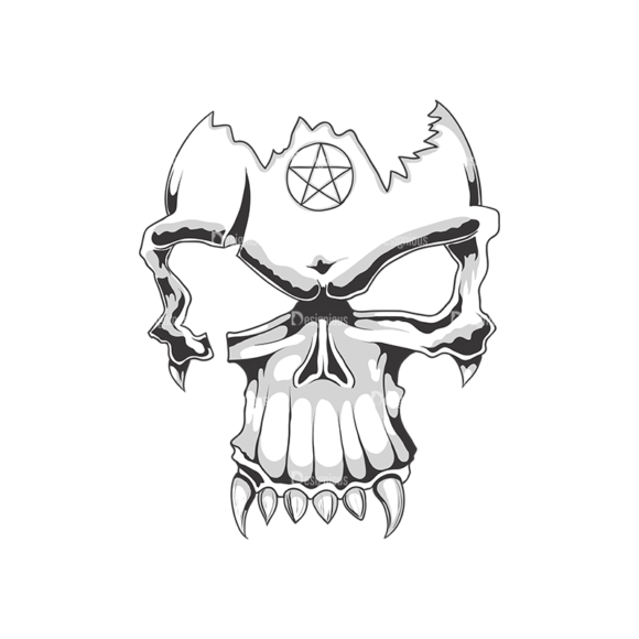 Skull Vector Clipart 18-11 1