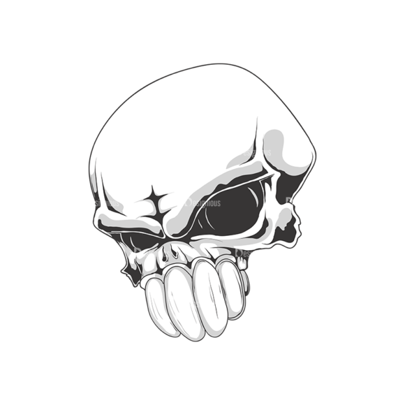 Skull Vector Clipart 18-8 1