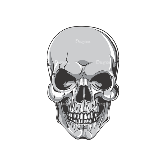 Skull Vector Clipart 19-1 1