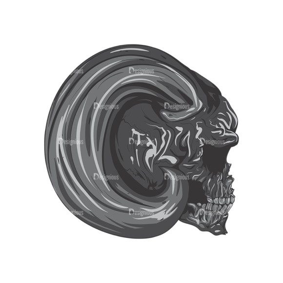 Skull Vector Clipart 2-10 1