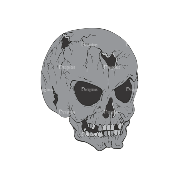 Skull Vector Clipart 2-13 1