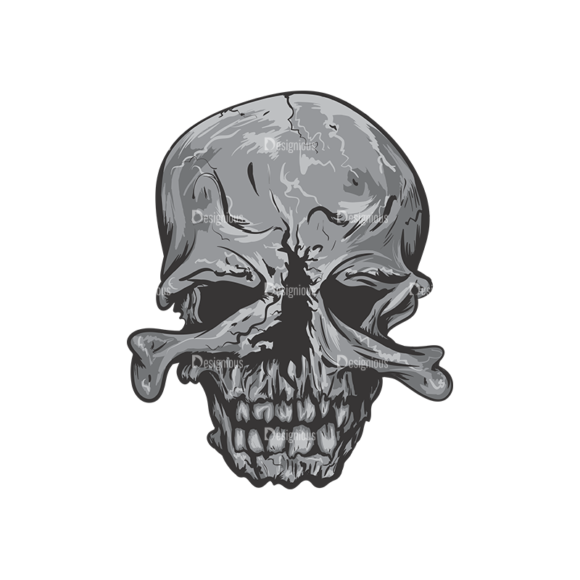 Skull Vector Clipart 2-6 1