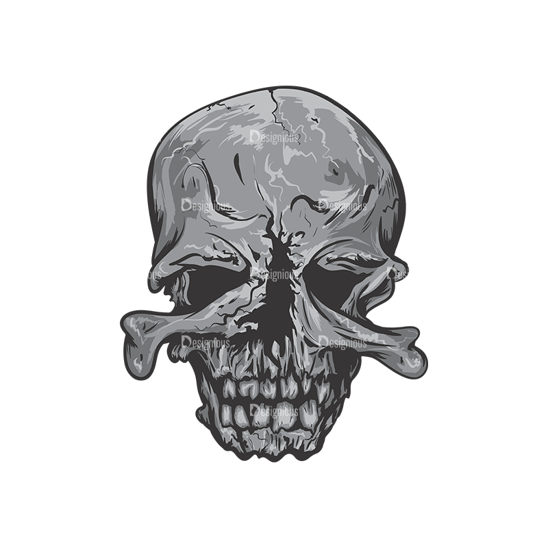 Skull Vector Clipart 2-6 - Designious