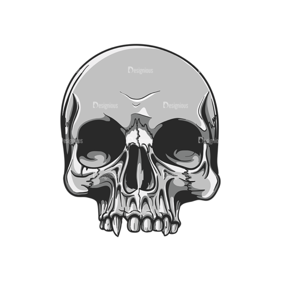 Skull Vector Clipart 20-5 1