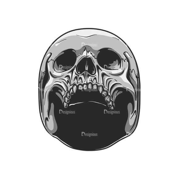 Skull Vector Clipart 20-8 1