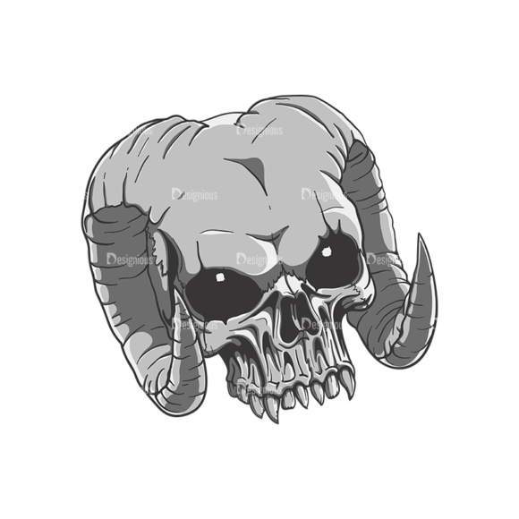 Skull Vector Clipart 21-2 1