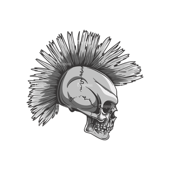 Skull Vector Clipart 22-7 1