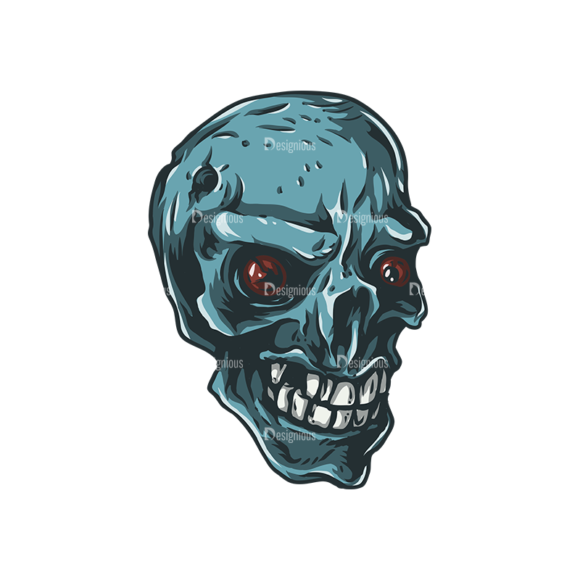 Skull Vector Clipart 25-1 1