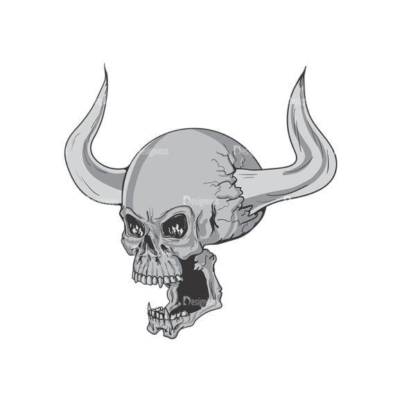Skull Vector Clipart 3-12 1