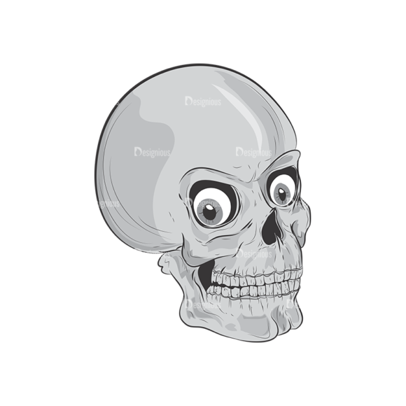 Skull Vector Clipart 3-6 1
