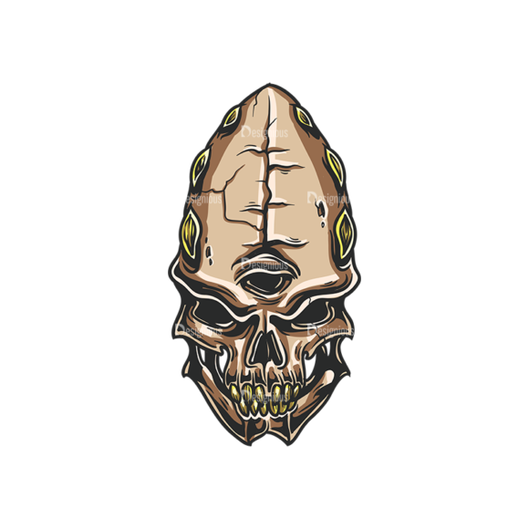 Skull Vector Clipart 34-6 1