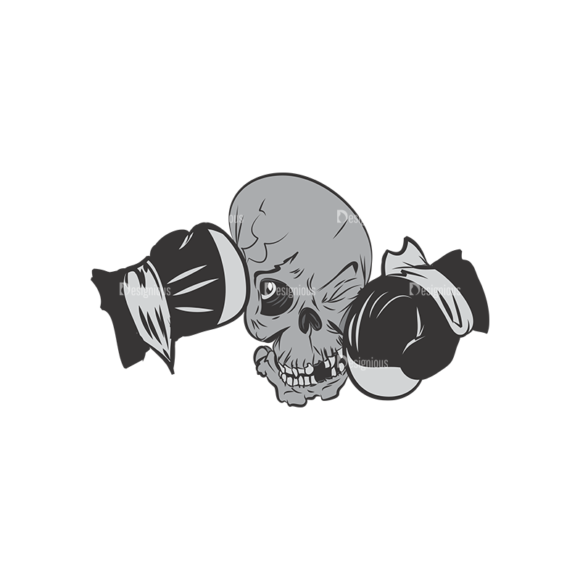 Skull Vector Clipart 4-7 1