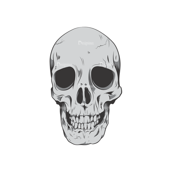 Skull Vector Clipart 6-9 1