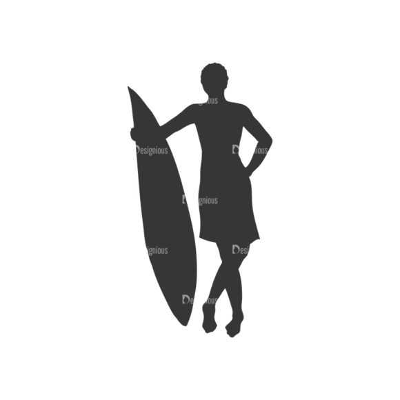 Surfer Silhouettes Pack 1 10 Preview 1