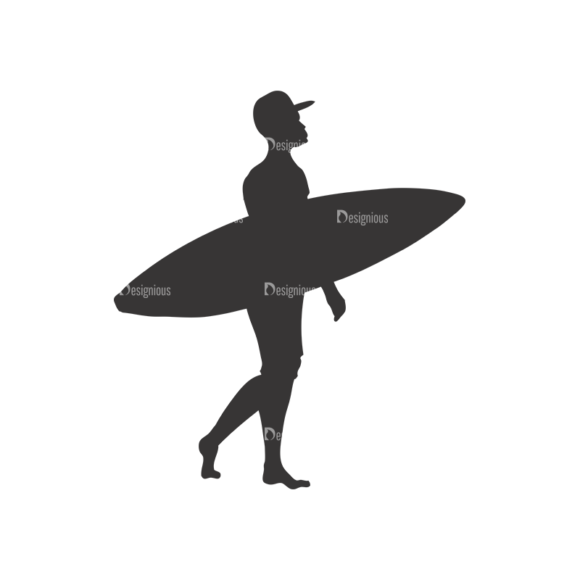 Surfer Silhouettes Pack 1 5 Preview 1