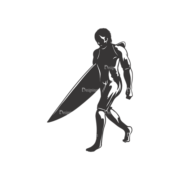 Surfer Silhouettes Pack 2 6 Preview 1