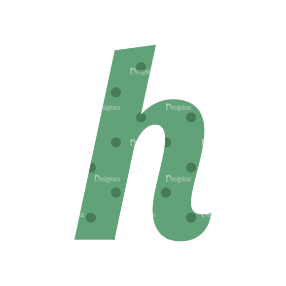 Typographic Characters Vector Set 3 Vector H 1