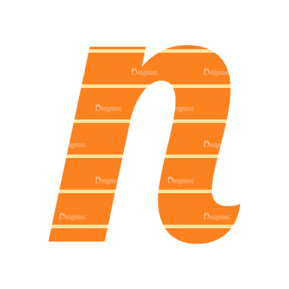Typographic Characters Vector Set 3 Vector N 1