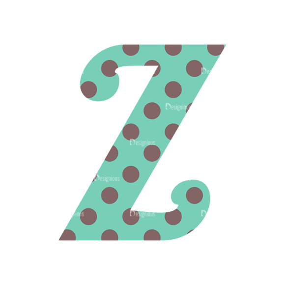 Typographic Characters Vector Set 3 Vector Z 1